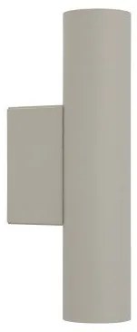 Απλίκα Φωτιστικό Τοίχου 2xGU10 10W IP20 Fourty Wall Nowodvorski 10890 Γκρι
