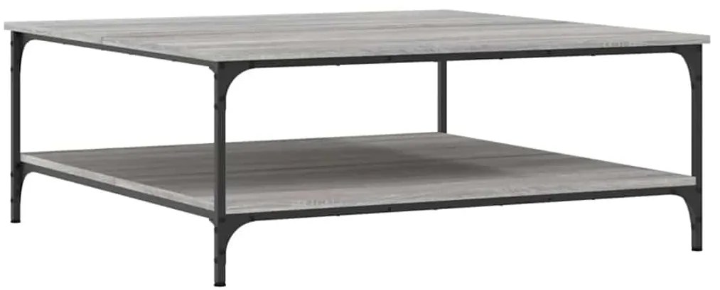 vidaXL Τραπεζάκι Σαλονιού Γκρι Sonoma 100x100x40 εκ Επεξεργασμένο Ξύλο
