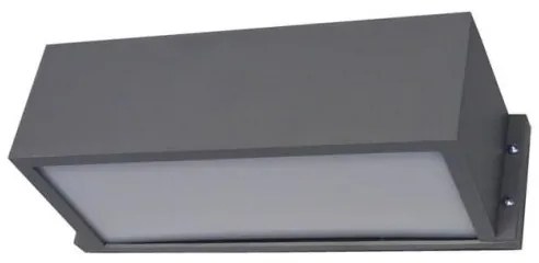 Απλίκα Φωτιστικό Οροφής Πλαστικό IP54 SLP-50B Heronia-13-0106-Γκρι 13-0106