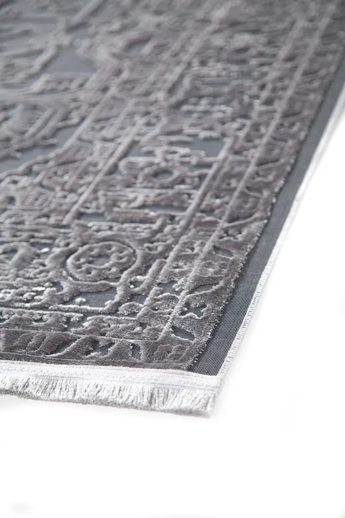 Χαλί Lotus Summer 2927 BLACK GREY Royal Carpet - 200 x 300 cm - 16LOTS2927BG.200300 - 16LOTS2927BG.200300