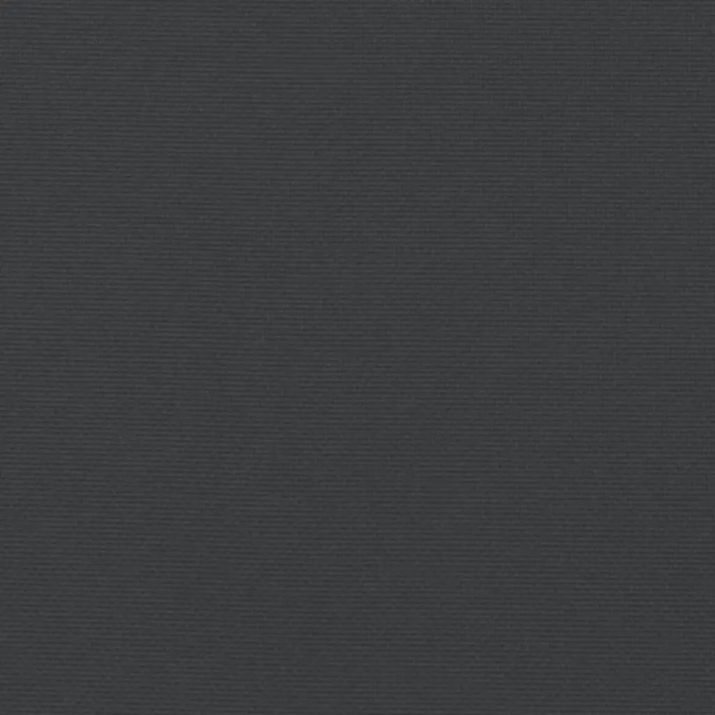 Μαξιλάρι Παλέτας Μαύρο 80 x 40 x 12 εκ. Υφασμάτινο - Μαύρο