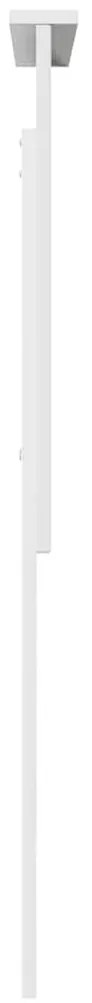 vidaXL Κεφαλάρι με κεφαλάρι Λευκό 80 cm Επεξεργασμένο ξύλο