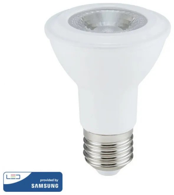 V-TAC Λάμπα LED E27 PAR20 5.8W 230V 40° 425lm IP20 Samsung Chip Ψυχρό Λευκό 21149