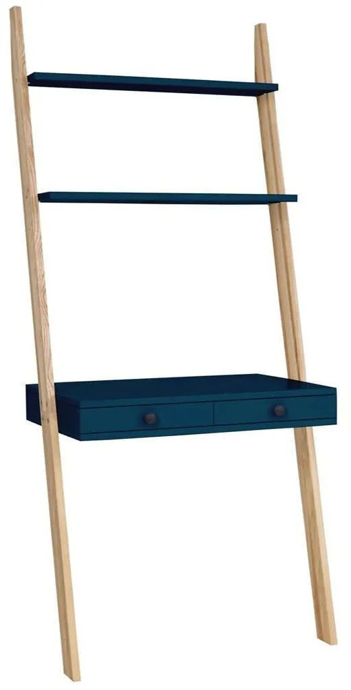 Γραφείο Ladder Leno LENOO14 79x49x183cm Petrol Blue