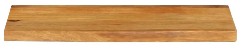 vidaXL Επιφάνεια Τραπεζιού 80x20x3,8 εκ. Live Edge Μασίφ Ξύλο Μάνγκο