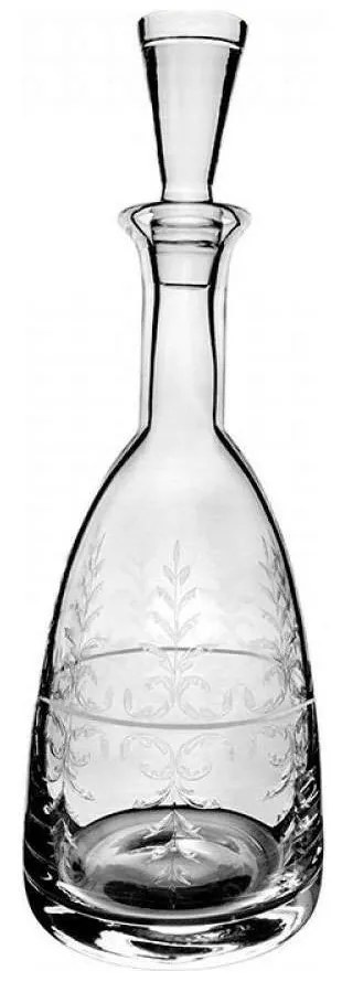 Καράφα Με Πώμα Q9410/Silver-31B02 CLX310209410 1000ml Κρυστάλλινη Clear Βοημίας Crystal