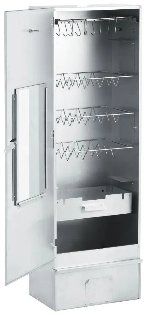 vidaXL Φούρνος Καπνίσματος 44,5 x 29 x 124 εκ. με Πριονίδι 1 κ.