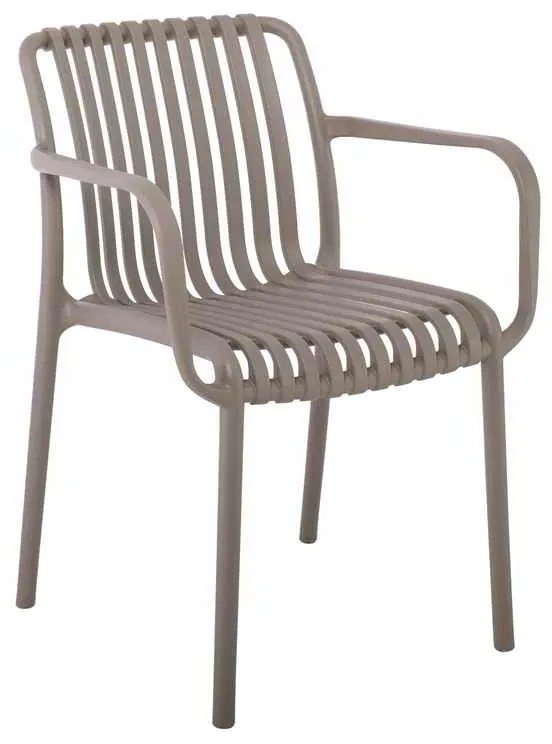 MODA Πολυθρόνα Στοιβαζόμενη PP - UV Mocha
