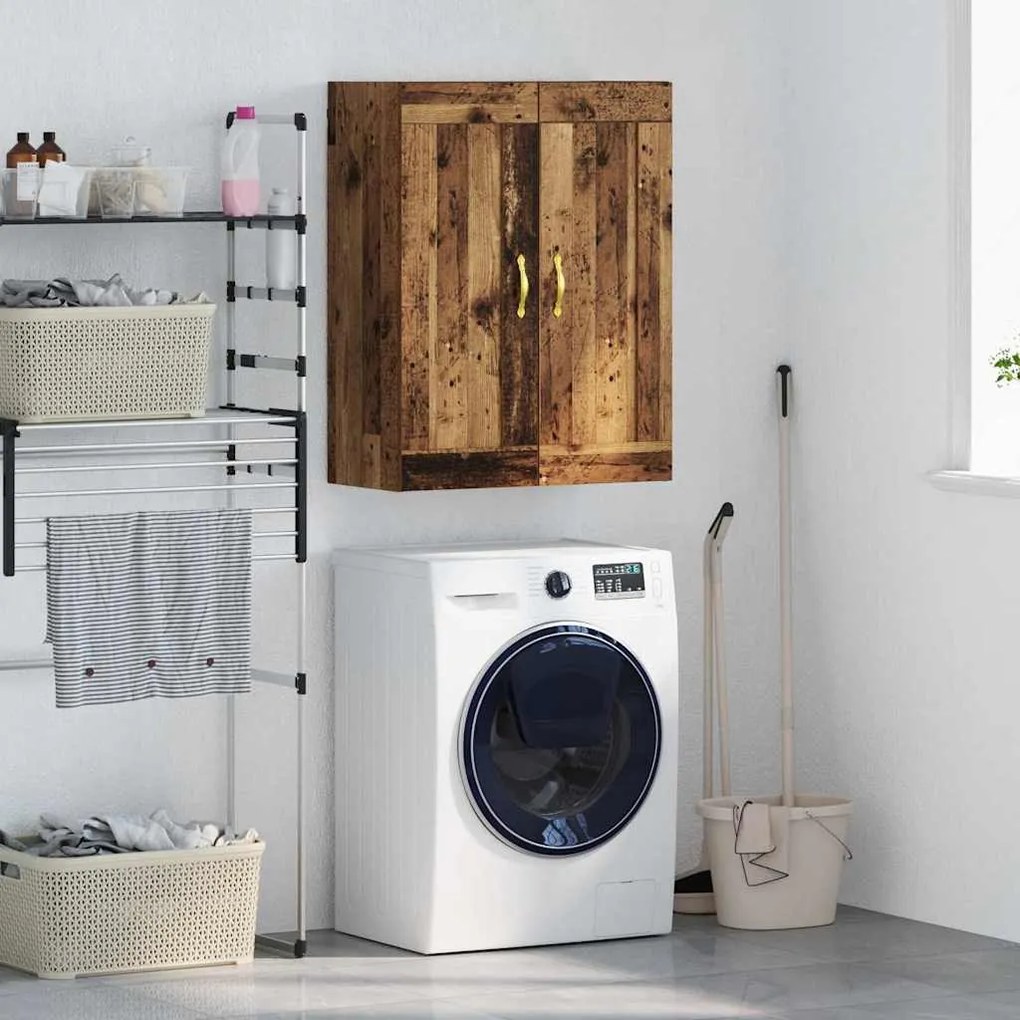 vidaXL Επιτοίχιο ντουλάπι Παλιό Ξύλο 69,5 x 34 x 90 εκ.