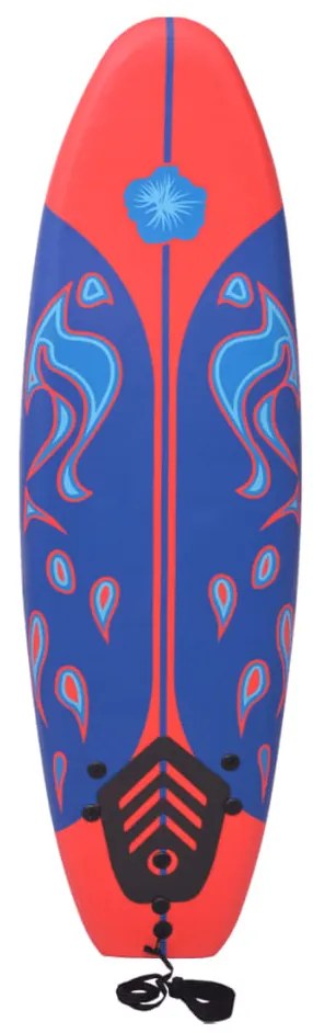 vidaXL Σανίδα Surf Μπλε/Κόκκινη 170 εκ.