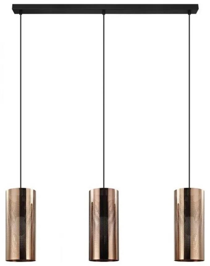 Φωτιστικό Οροφής-Ράγα Tabiago 99017 Black-Rose Gold Eglo Metal