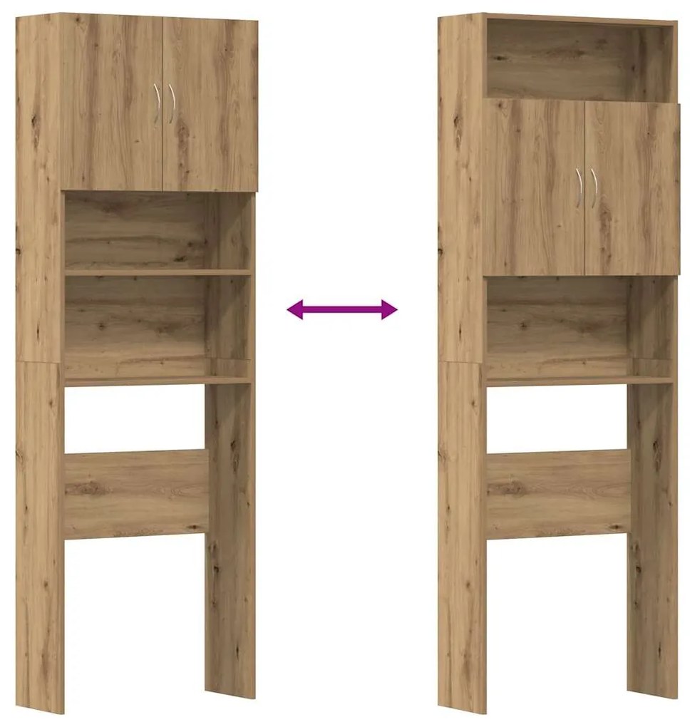 Ντουλάπι πλυντηρίου ρούχων Artisan Oak Κατασκευασμένο ξύλο