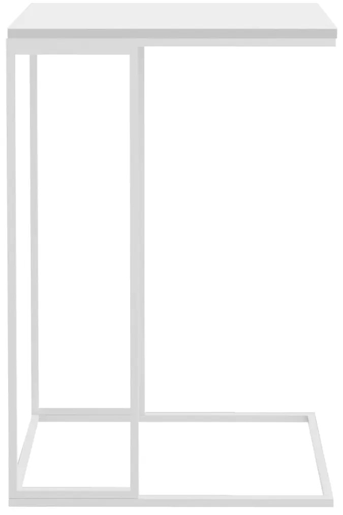 vidaXL Τραπέζι Βοηθητικό Λευκό 40x30x59 εκ. από Επεξεργασμένο Ξύλο