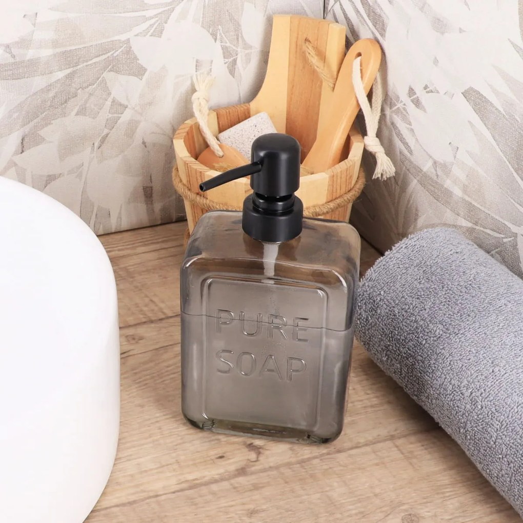 Δοχείο Κρεμοσάπουνου 550ml (9.5x6x21) T-D 62126103 Black