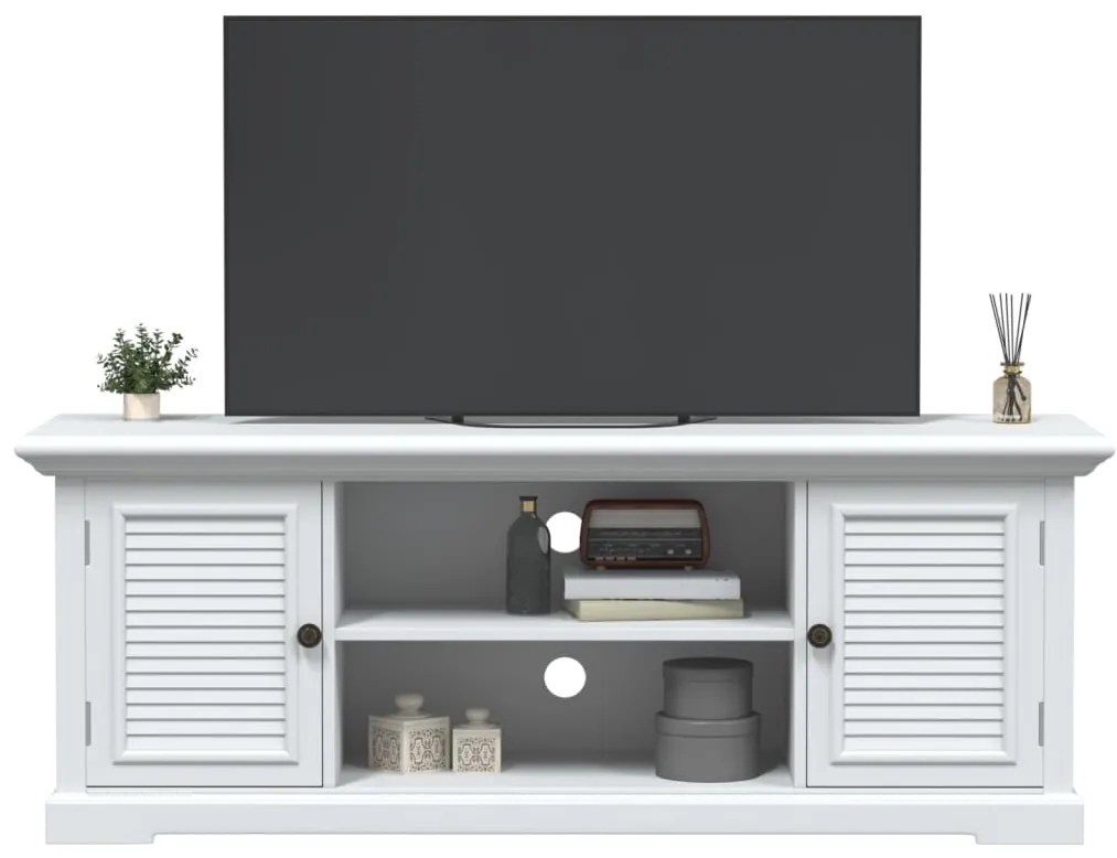 vidaXL Έπιπλο Τηλεόρασης Λευκό 110x30x41 εκ. από Επεξεργασμένο Ξύλο