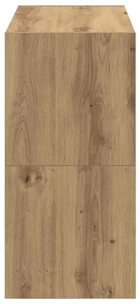 vidaXL Ράφια παπουτσιών 2 τμχ στοιβαζόμενα Artisan Oak 60x30x30,5 cm