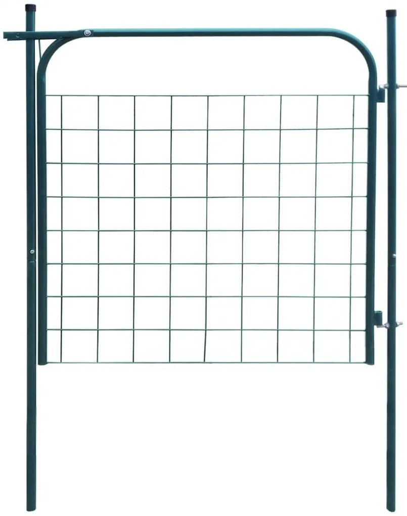 vidaXL Πύλη Φράχτη Κήπου Πράσινη 100x100 εκ.