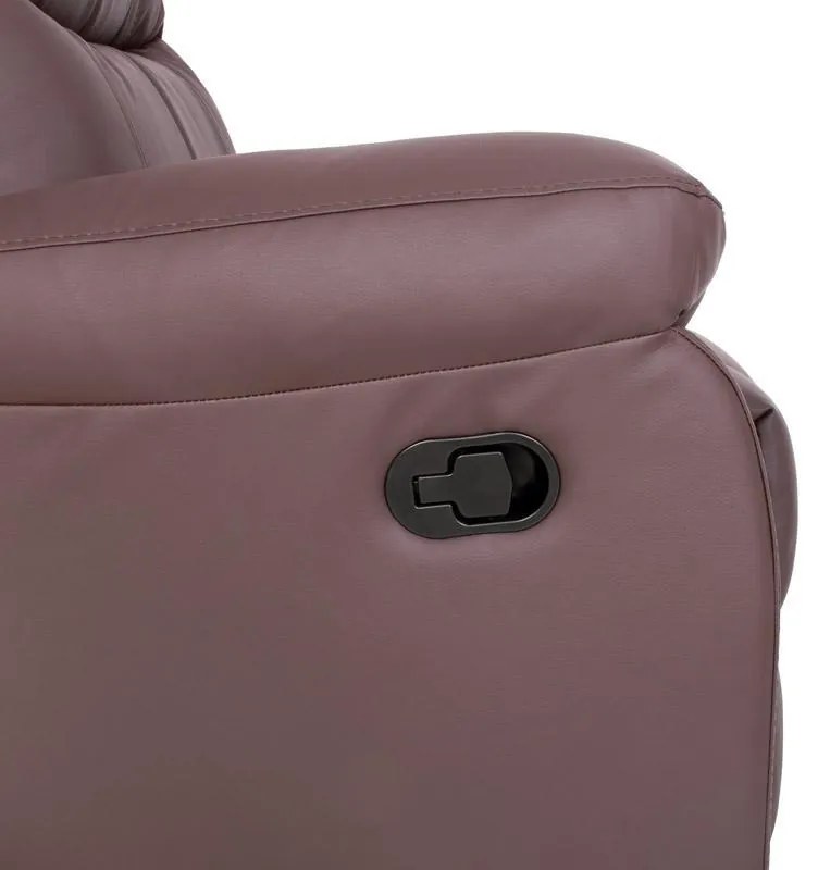 Πολυθρόνα Relax Chicago 1113 Fylliana Μόκα Τεχνόδερμα 97x90x100 εκ. 97x90x100 εκ.