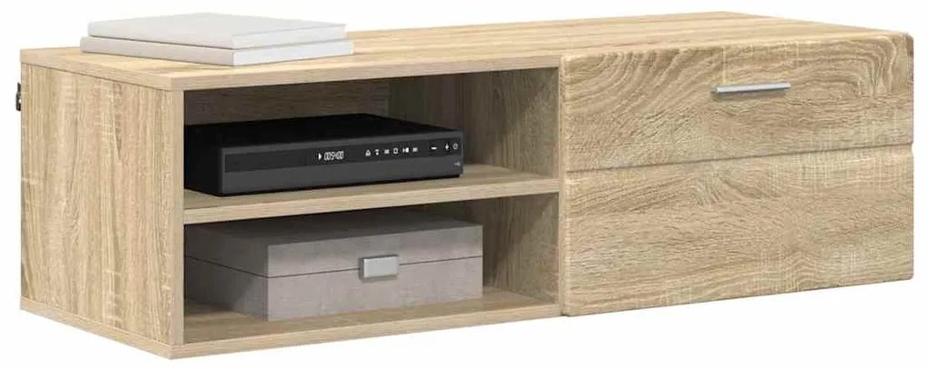 vidaXL Ντουλάπι TV Sonoma Δρυς 100.5 x 39 x 30 εκ Επεξεργασμένο ξύλο