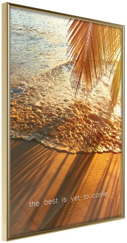 Αφίσα - Beach of Dreams - 40x60 - Χρυσό - Χωρίς πασπαρτού