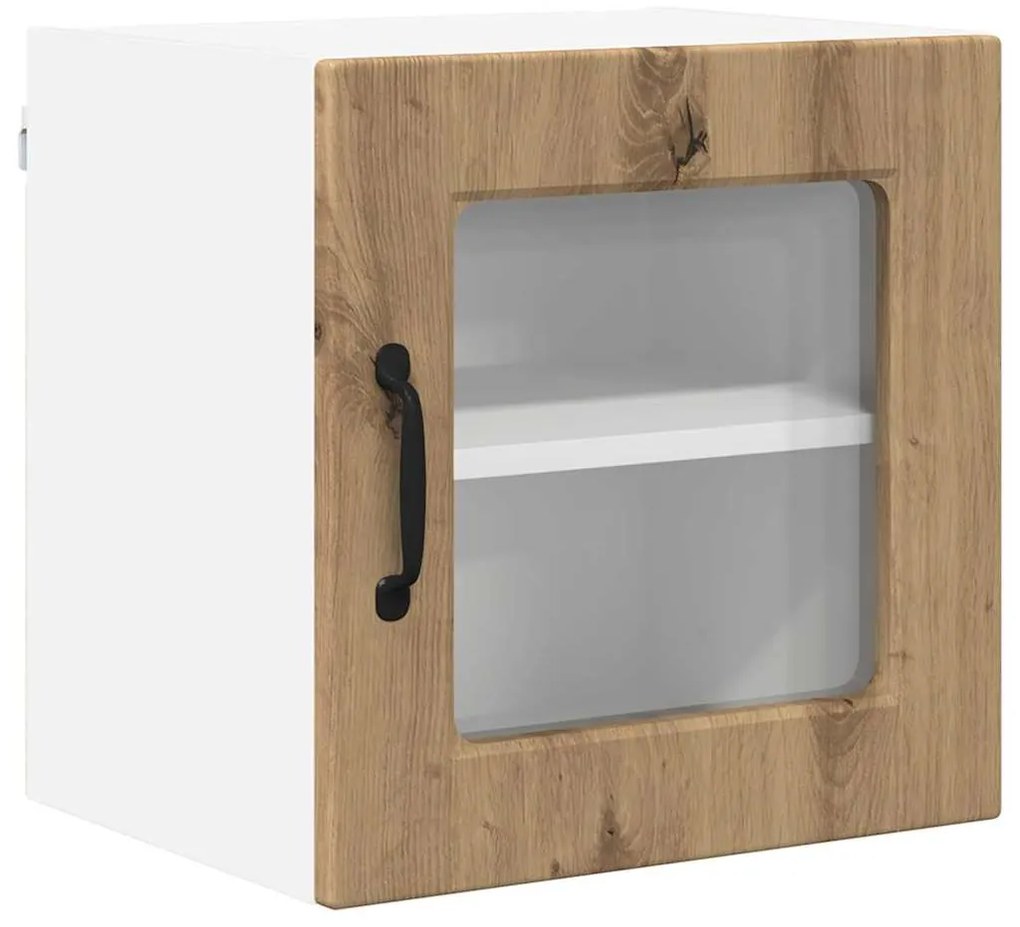 vidaXL Κρεμαστό ντουλάπι κουζίνας με ράφι Artisan Oak 40 x 31 x 40 εκ.