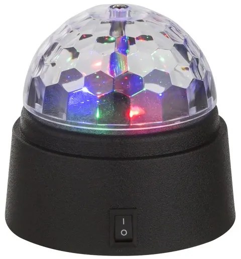 Επιτραπέζιο Φωτιστικό LED RGB 0,06W Μαύρο Μπαταρίας Disco 46-28014 Globo Lighting 46-28014
