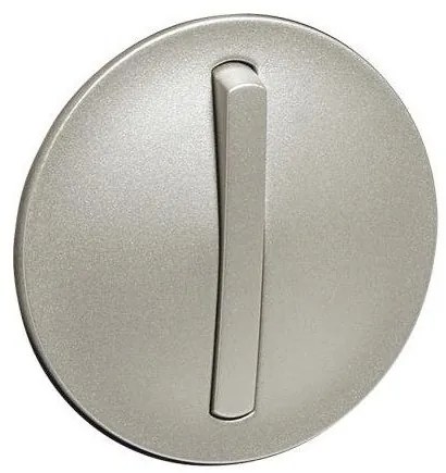 Πλακίδιο Διακόπτη Στενό Φωτεινό Titanium Celiane 065103 Legrand-65103-Τιτάνιο 065103