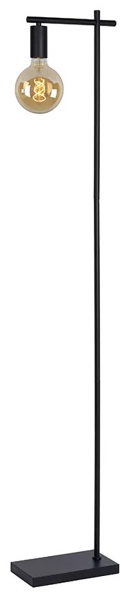 Φωτιστικό Επιδαπέδιο Lucide 21721-01-30 LEANNE Μαύρο Ματ (Black Mat)