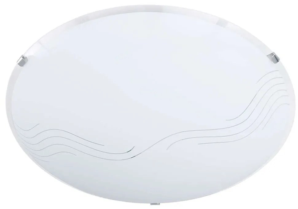 Φωτιστικό Οροφής - Πλαφονιέρα Nora 602100200 White Trio Lighting Γυαλί