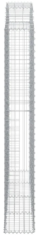 vidaXL Συρματοκιβώτιο Τοξωτό 200x30x200/220εκ. από Γαλβανισμένο Χάλυβα