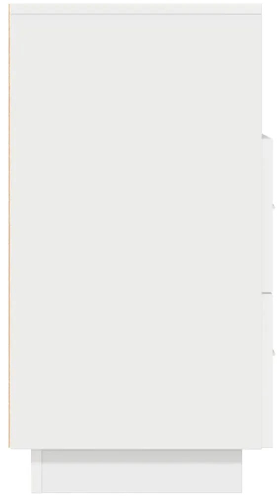 vidaXL Κομοδίνα 2 τμχ με 2 συρτάρια Λευκό 36x36x68 cm