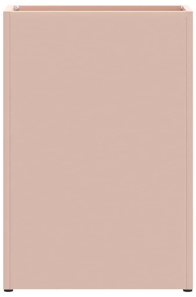 vidaXL Σχέδιο & βάση αποθήκευσης Ροζ 28 x 12 x 41 εκ Ατσάλι