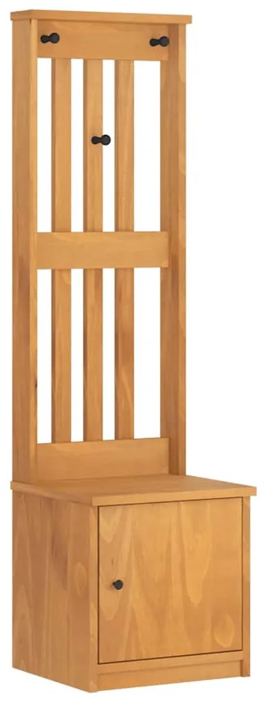 vidaXL Δέντρο χωλ "SANDNES" 45x40x159,5 εκ.Πεύκο μασίφ ξύλο