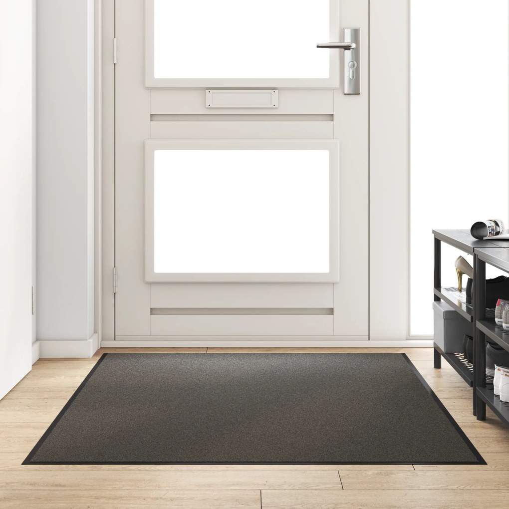 vidaXL Πατάκι Πόρτας Ορθογώνιο Ανθρακί 120x180 εκ