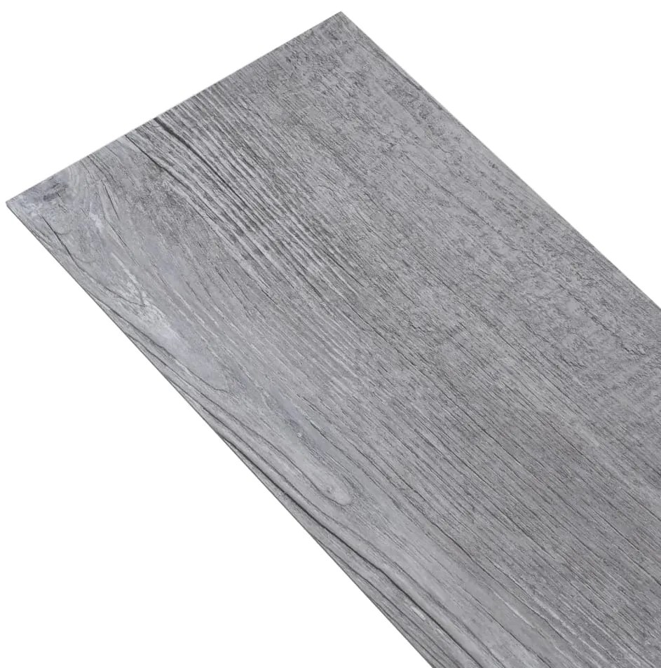 vidaXL Δάπεδο Αυτοκόλλητο Γκρι Ματ Ξύλου 2,51 μ² / 2 χιλ. από PVC