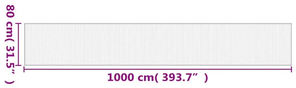 ΧΑΛΙ ΟΡΘΟΓΩΝΙΟ ΓΚΡΙ 80 X 1000 ΕΚ. ΜΠΑΜΠΟΥ 376934