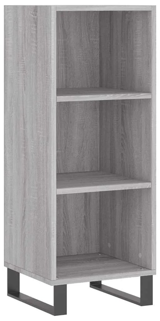 vidaXL Ντουλάπι Γκρι sonoma 34,5x32,5x90εκ. από Επεξεργασμένο Ξύλο