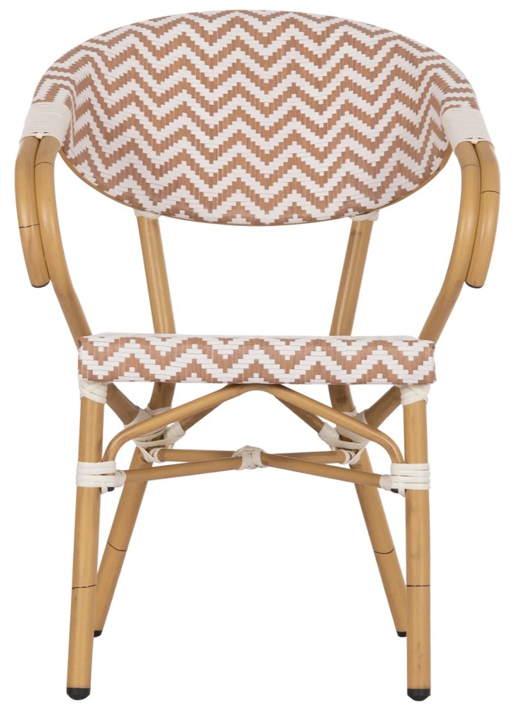 ΠΟΛΥΘΡΟΝΑ BAMBOO LOOK HM5861.03 ΚΑΦΕ-ΛΕΥΚΟ 58.5x58x82Υεκ. - 0534873 - HM5861.03
