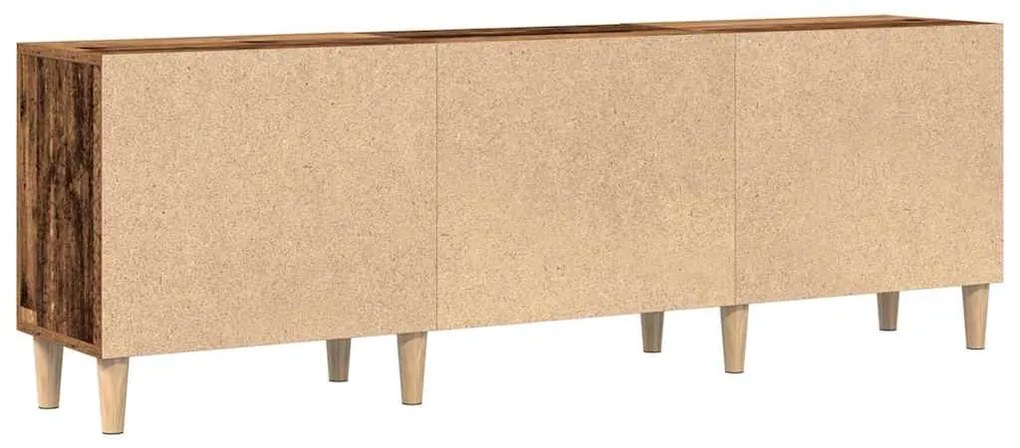 vidaXL Καναπές τηλεόρασης Παλαιό ξύλο 150 x 30 x 50 cm