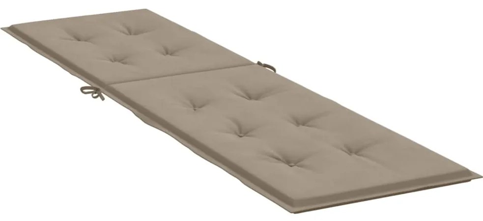 vidaXL Μαξιλάρι Σεζλόνγκ Taupe (75+105) x 50 x 4 εκ.