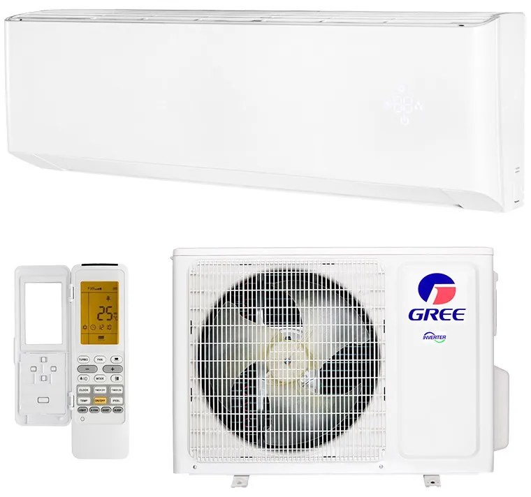 Κλιματιστικό Inverter Gree Amber GWH09YD/S6DBA1, 9000 BTU, 22 m2, A+++/A+++, Wi-Fi, R-32, Λευκό
