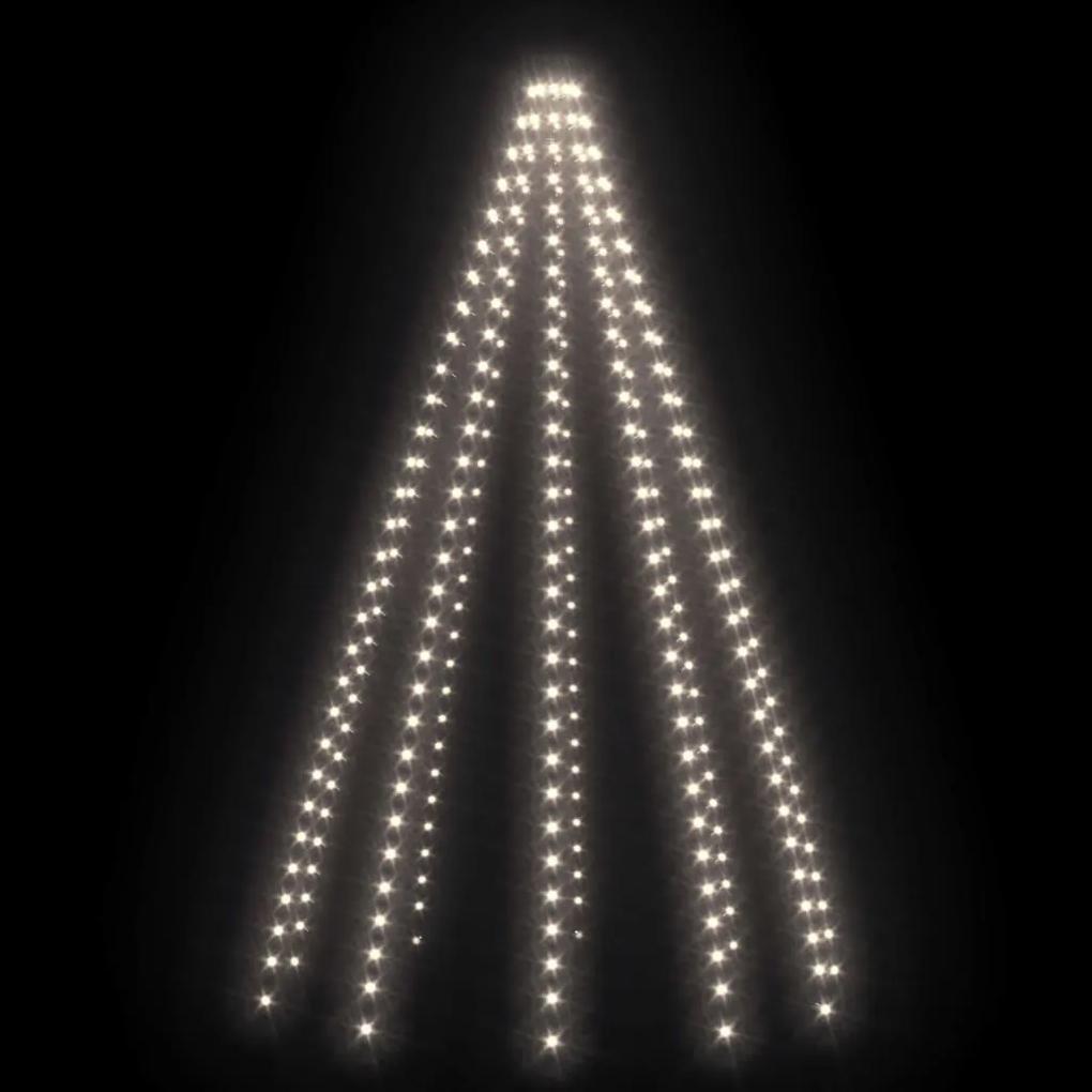 Χριστουγεννιάτικα Λαμπάκια Χταπόδι 300 LED Ψυχρό Λευκό 250 εκ. - Λευκό