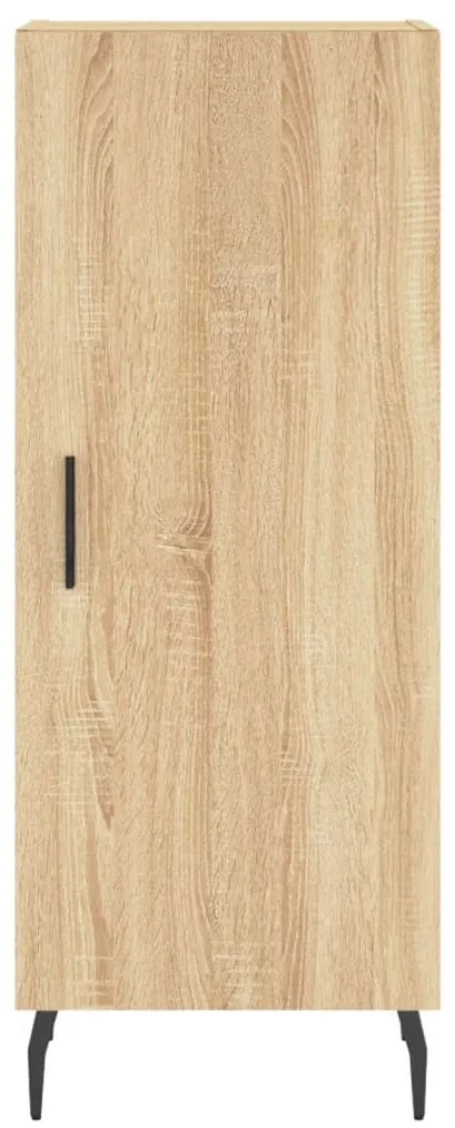 vidaXL Μπουφές Sonoma δρυς 34,5 x 34 x 180 εκ. από Επεξεργασμένο Ξύλο