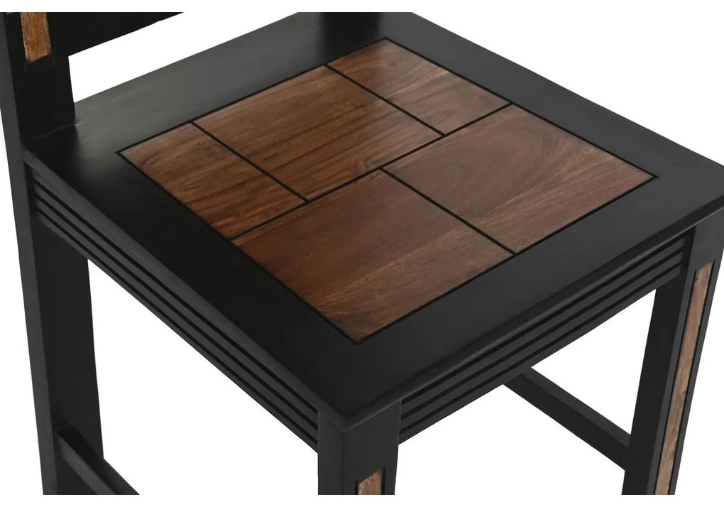 Καρέκλα Τραπεζαρίας DKD Home Decor Σκούρο καφέ ξύλο ακακίας (42 x 47 x 102 cm)