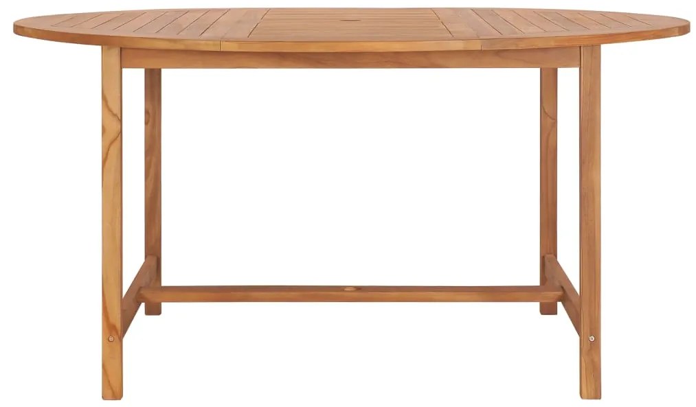 vidaXL Τραπέζι Κήπου 150 x 76 εκ. από Μασίφ Ξύλο Teak