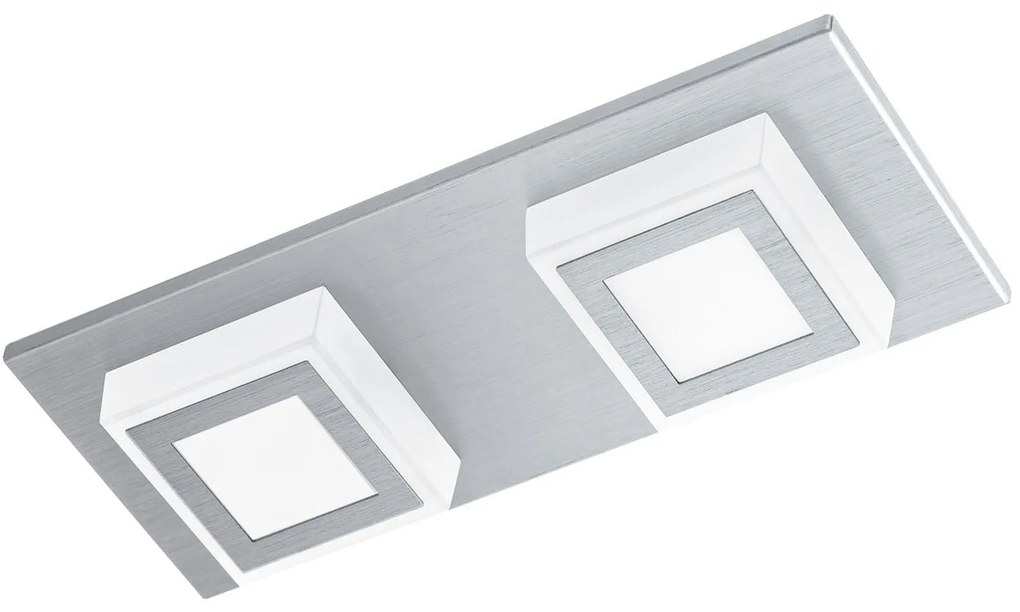 Φωτιστικό Τοίχου - Οροφής Led Masiano 94506 Silver Eglo Metal