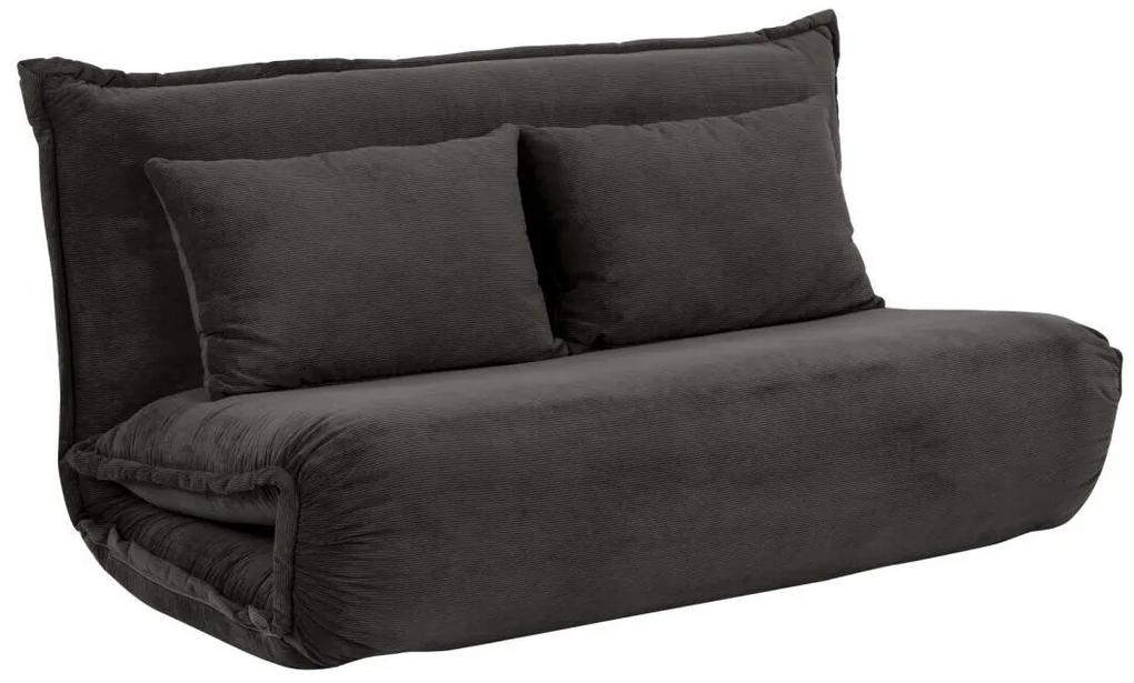 Καναπές κρεβάτι Oakland 1006, Ανθρακί, 75x150x85cm, 31 kg | Epipla1.gr