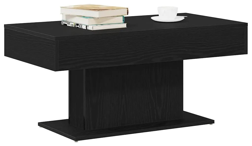 vidaXL Καφετιέρα σε Μαύρη Δρυς 96x50x45 εκ Ξύλο
