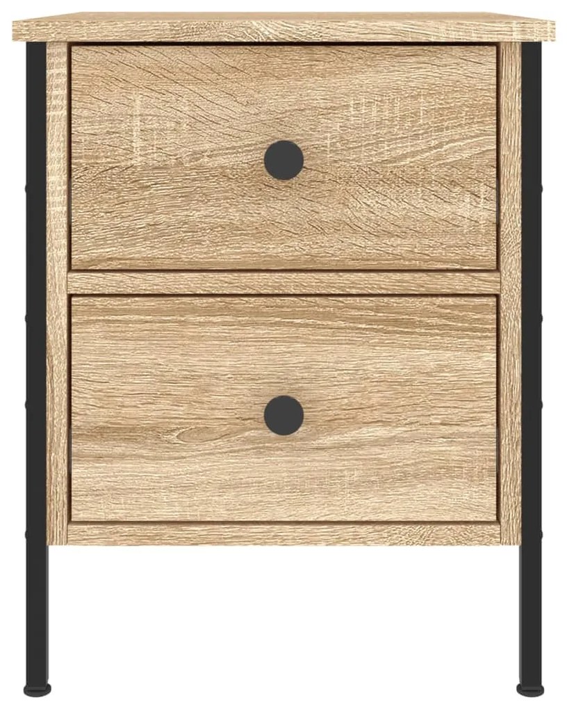 vidaXL Κομοδίνο Sonoma Δρυς 40 x 42 x 50 εκ. από Επεξεργασμένο Ξύλο