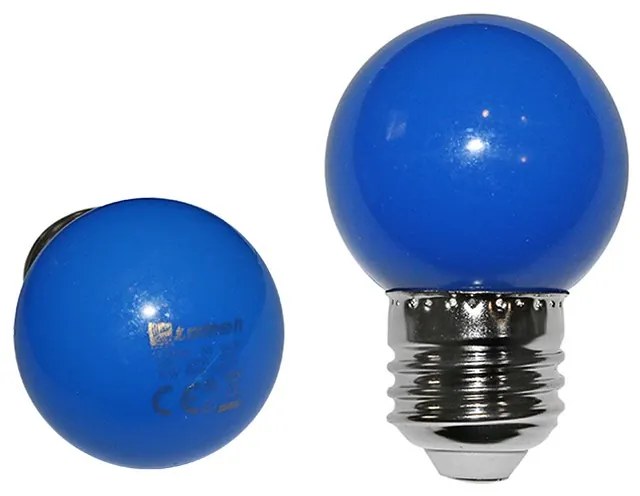 Adeleq Led Λάμπα Σφαιρικό Ε27 2W 230V Μπλε 13-27024
